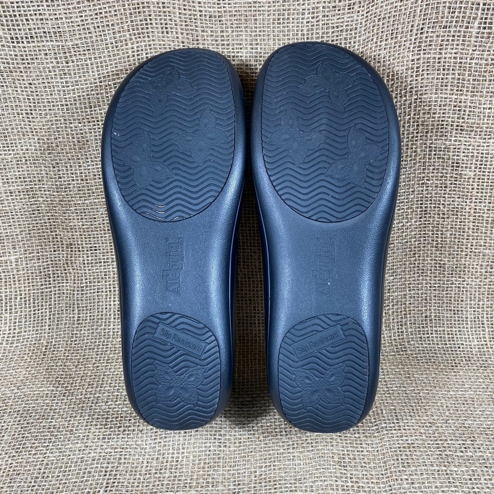 Alegria Clogs Slip Resistant Black Leather women's Size 11.5-12 EU42 - Picture 8 of 8